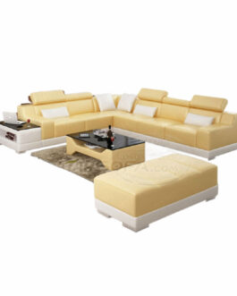 Yellow white 5 seater