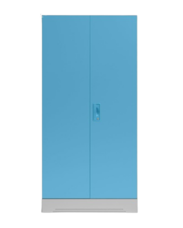 2 Door Steel Almirah (Ivory and Blue)