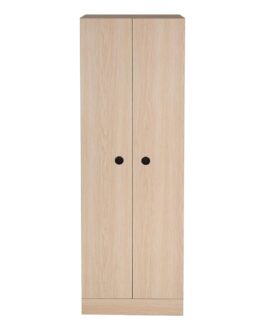 2 Door Wardrobe Engineered Wood Almirah with 5 Shelves Cabinet for Home, Living Room, and Bedroom